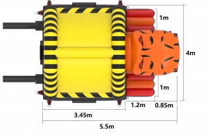 springkasteel dinosaurus T-rex