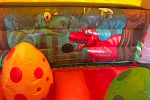 springkasteel dinosaurus T-rex